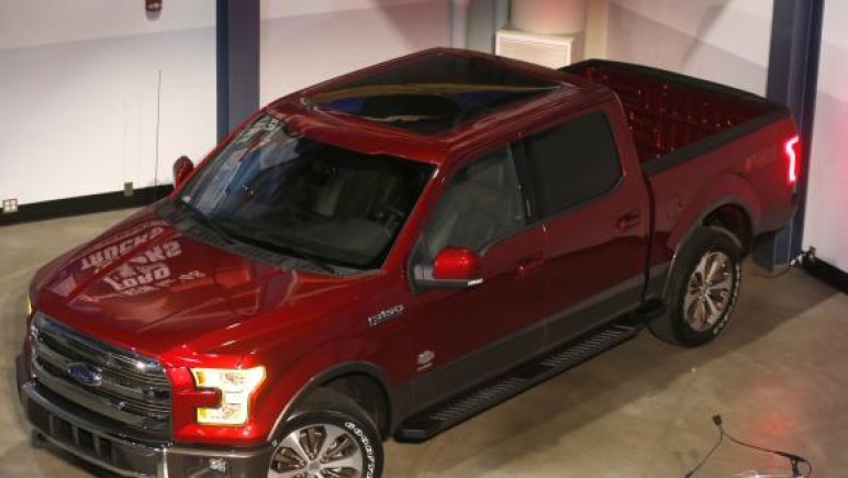 Aluminum-intensive Ford F-150 truck on sale in December