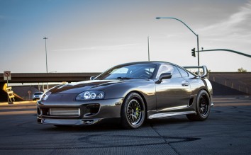 TOYOTA SUPRA PARKED ON ROADWAY