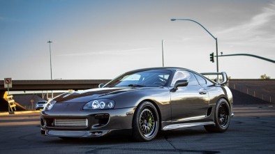TOYOTA SUPRA PARKED ON ROADWAY