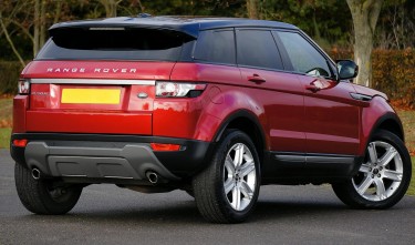 RED LAND ROVER RANGE ROVER 