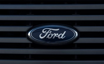 BLACK AND SILVER FORD LOGO