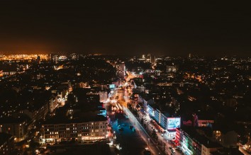 CITY DURING NIGHTTIME